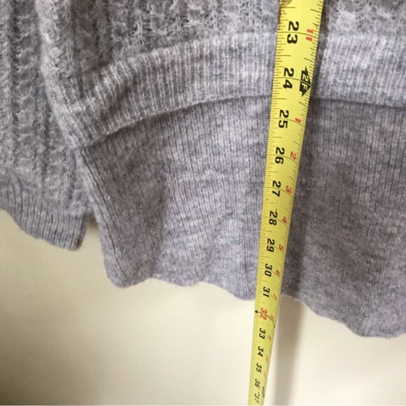 TAHARI NEW Cable Knit Oversized Mohair Wool Spandex Long Sweater Stretch Cozy L - Picture 16 of 16